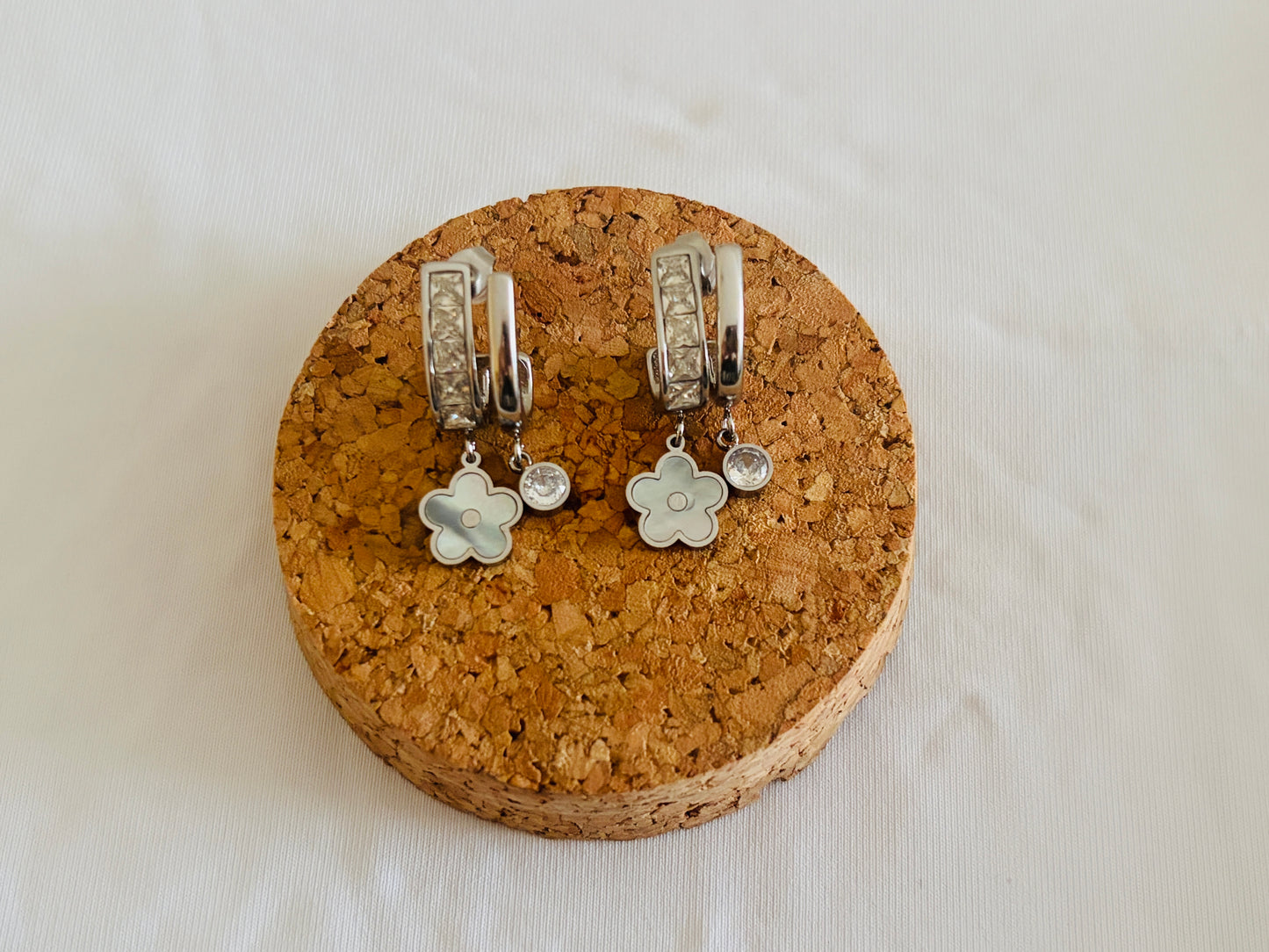 Boucles d’oreilles Liora Argentées