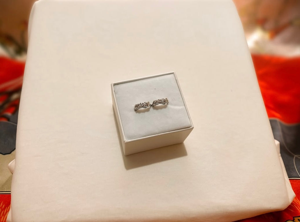 Boucles d'Oreilles Éclat d'Épi- Argenté