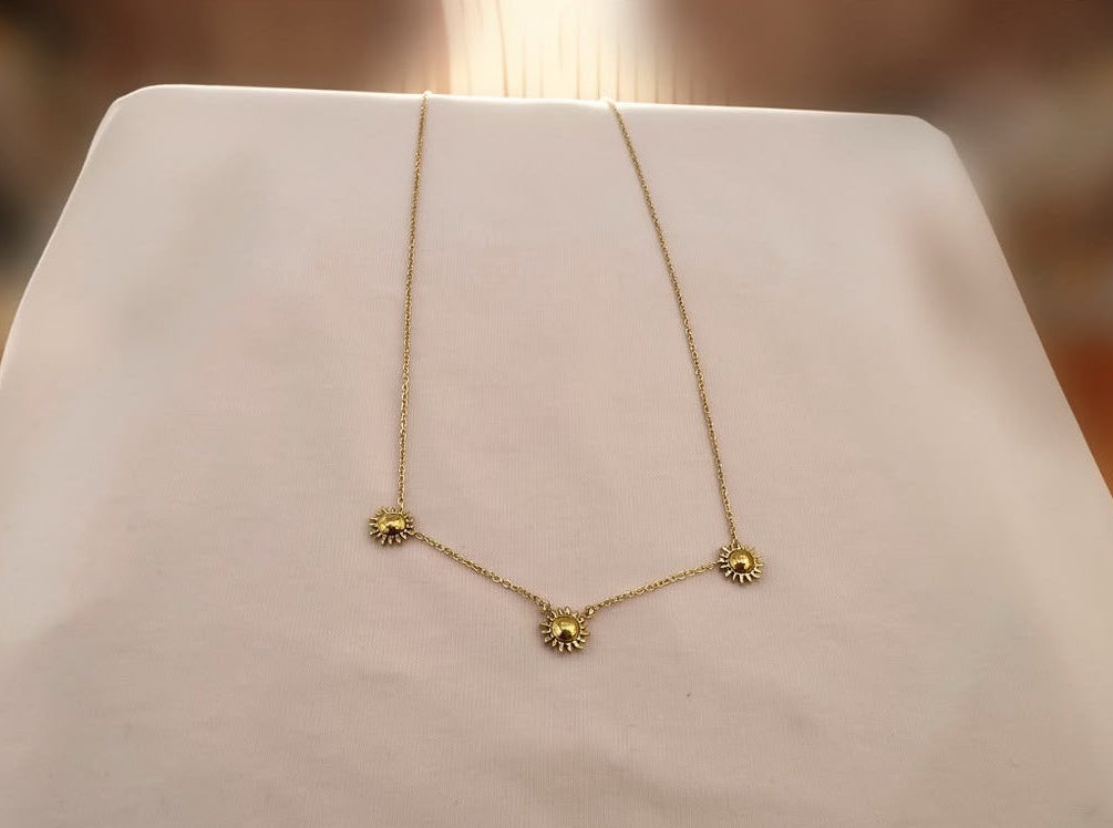 Collier Soleil - Doré
